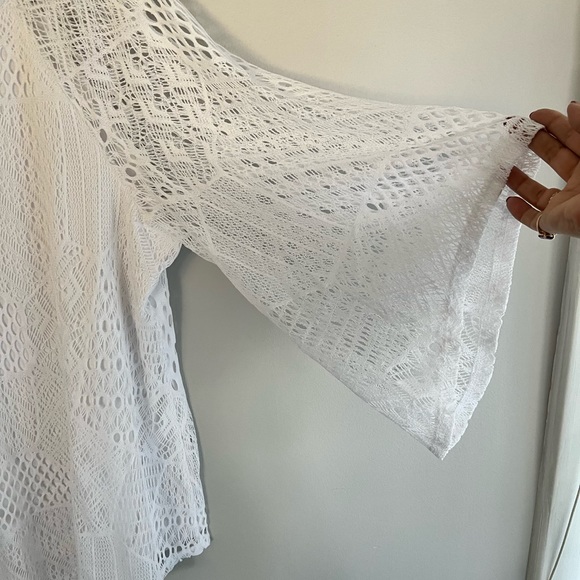 White lace shirt (xxl) - Picture 2 of 5